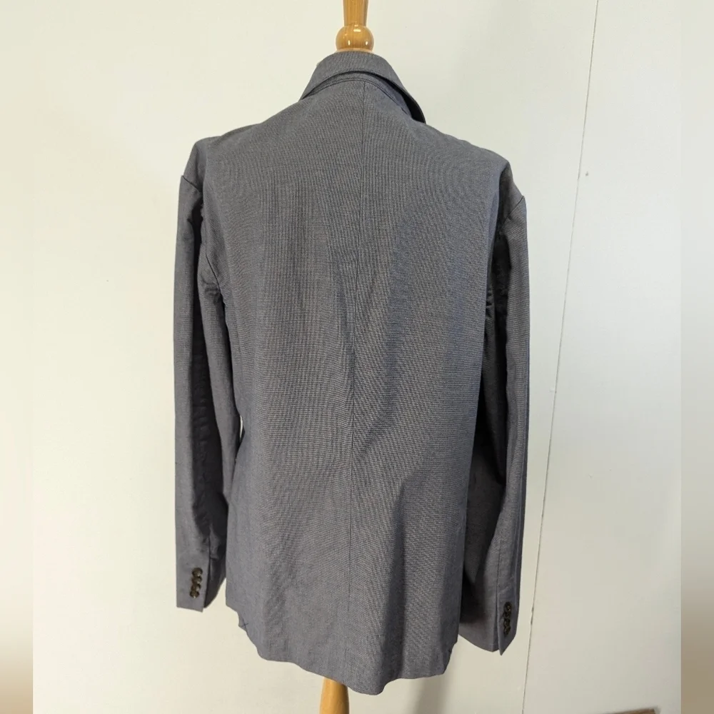 J Crew Blue Crosby Italian Stretch Worsted Wool Blend Blazer Classic Fit XL NWT